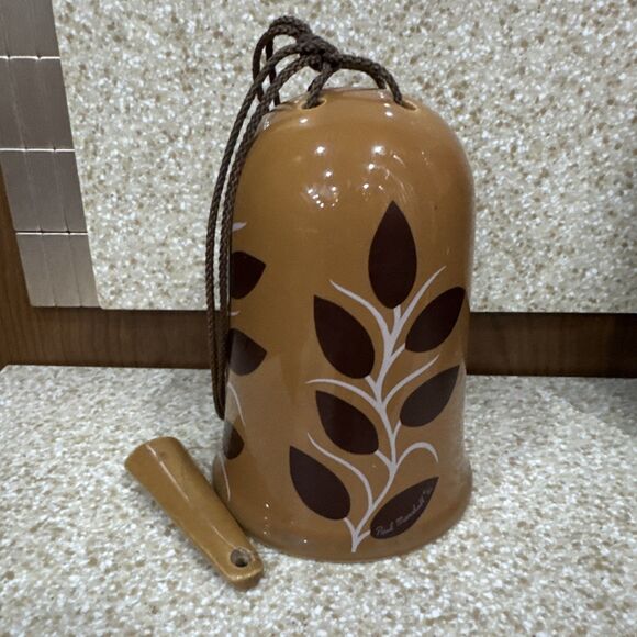 Paul Marshall 1982 Wind chime Bell Brown - Picture 1 of 8